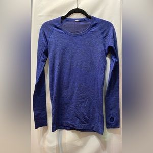 Lululemon Blue Long Sleeve Swifty Thech Size 6